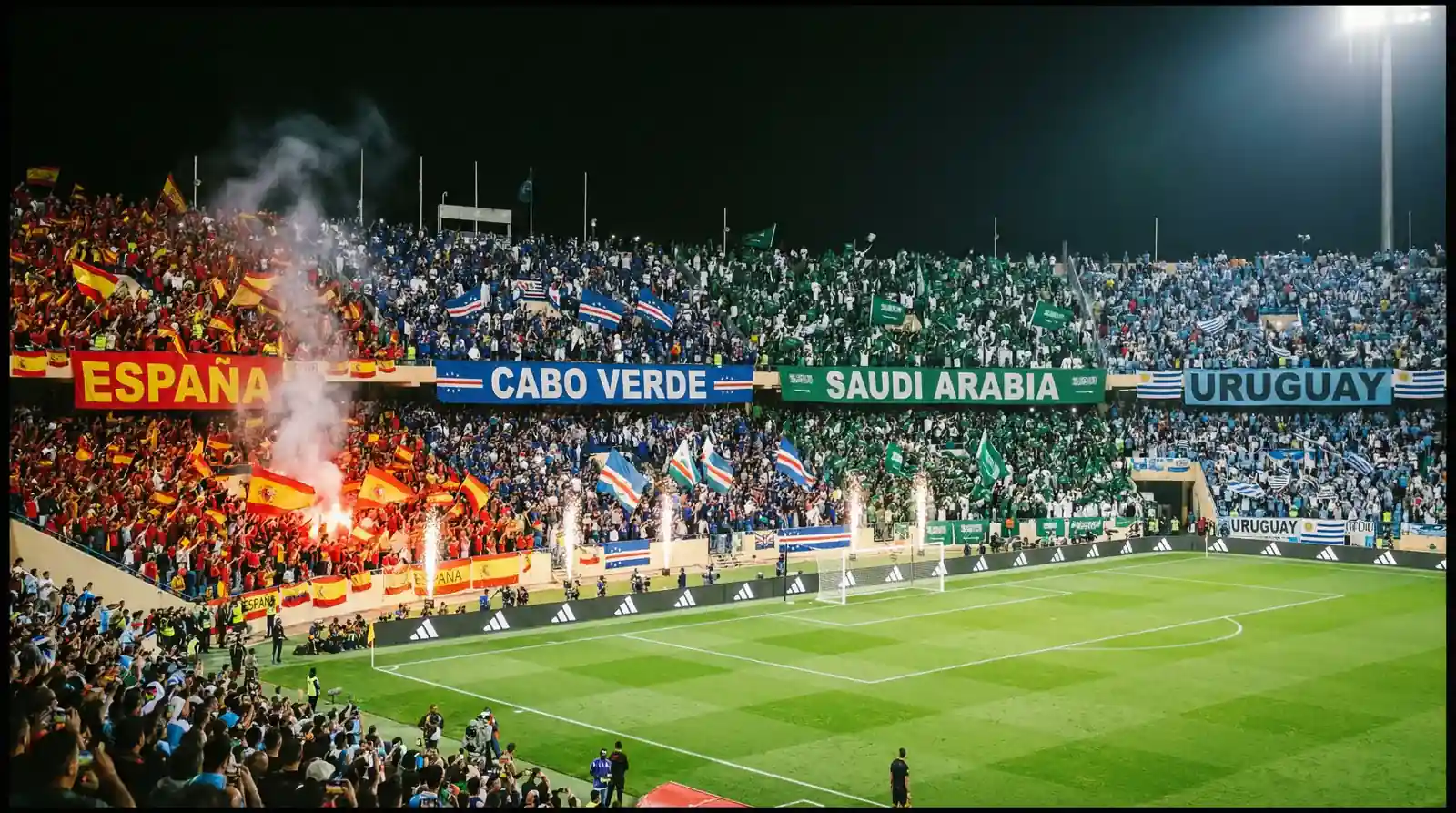 Skupina H Svetovno prvenstvo 2026 s Španijo, Urugvajem, Savdsko Arabijo in Kabo Verdejem